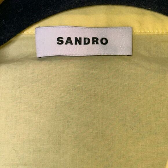 Sandro Paris Adriana Cotton Shirt - Picture 10 of 14